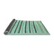 Sideview of Solid Light Blue Modern Rug, abs257lblu