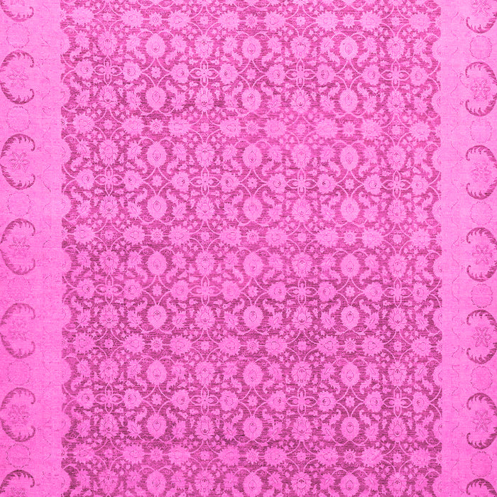Machine Washable Oriental Pink Traditional Rug, wshabs2580pnk