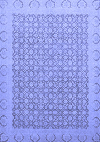 Oriental Blue Traditional Rug, abs2580blu