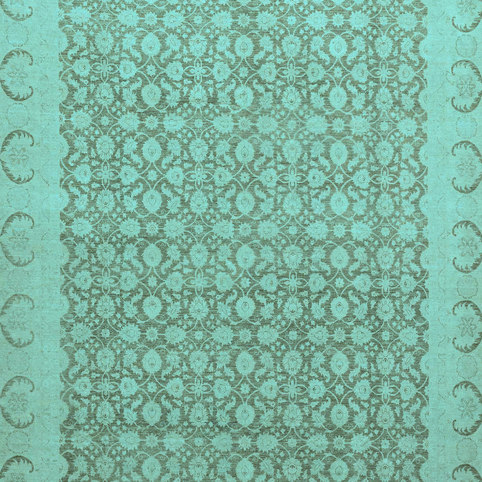 Oriental Light Blue Traditional Rug, abs2580lblu