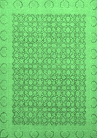 Oriental Emerald Green Traditional Rug, abs2580emgrn