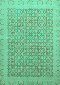 Oriental Turquoise Traditional Rug, abs2580turq