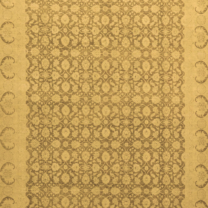 Machine Washable Oriental Brown Traditional Rug, wshabs2580brn