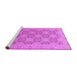 Sideview of Machine Washable Oriental Purple Traditional Area Rugs, wshabs2581pur