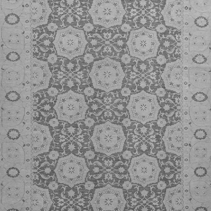 Machine Washable Oriental Gray Traditional Rug, wshabs2581gry