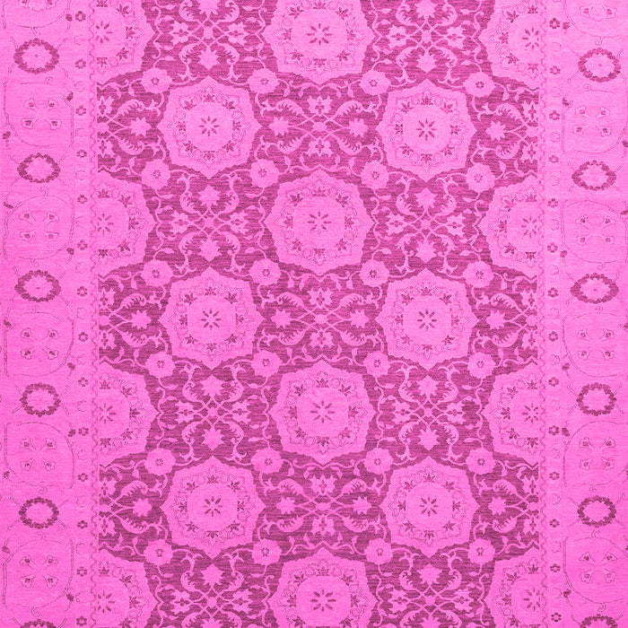 Machine Washable Oriental Pink Traditional Rug, wshabs2581pnk