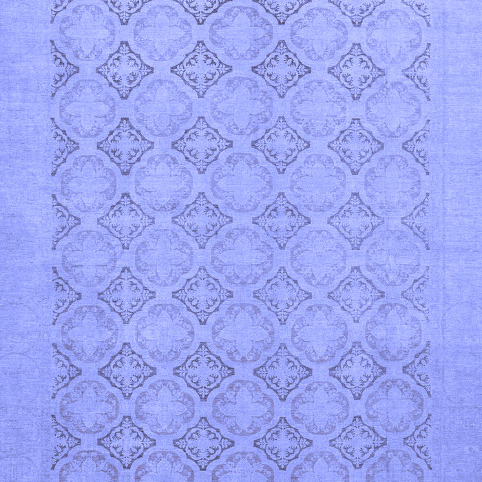 Machine Washable Oriental Blue Traditional Rug, wshabs2582blu