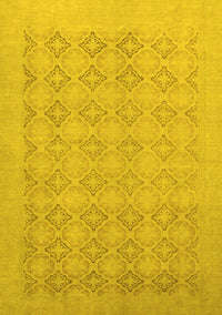 Oriental Yellow Traditional Rug, abs2582yw