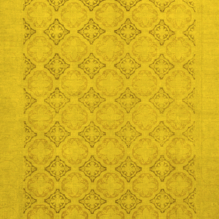 Oriental Yellow Traditional Rug, abs2582yw