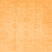 Square Oriental Orange Traditional Rug, abs2583org