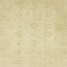 Square Abstract Brown Gold Oriental Rug, abs2583