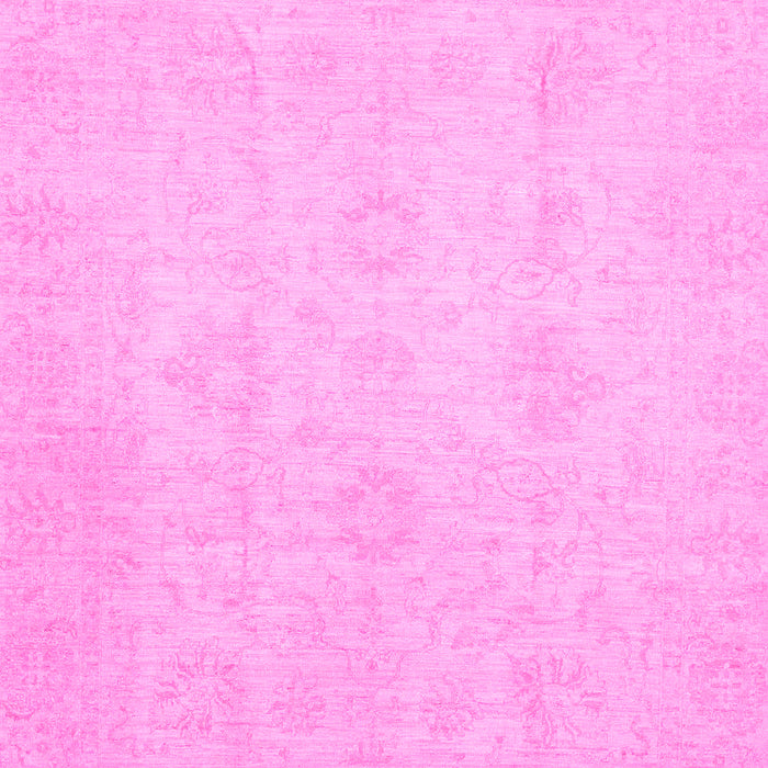Machine Washable Oriental Pink Traditional Rug, wshabs2583pnk