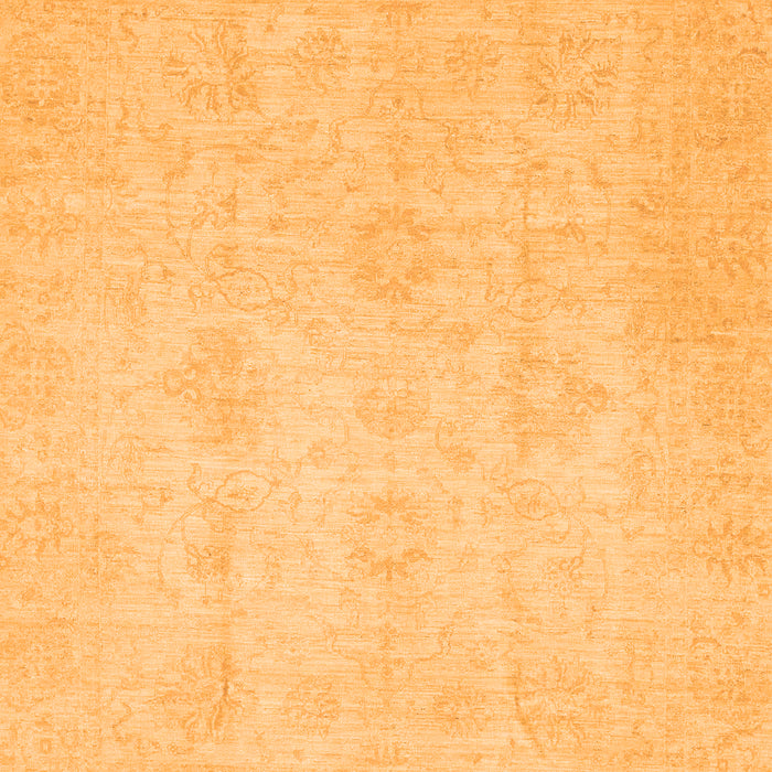 Machine Washable Oriental Orange Traditional Area Rugs, wshabs2583org