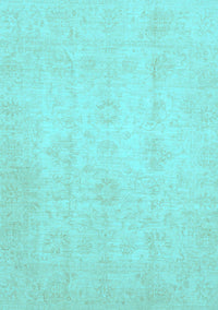 Oriental Light Blue Traditional Rug, abs2583lblu