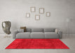 Modern Red Washable Rugs