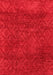 Abstract Red Modern Area Rugs