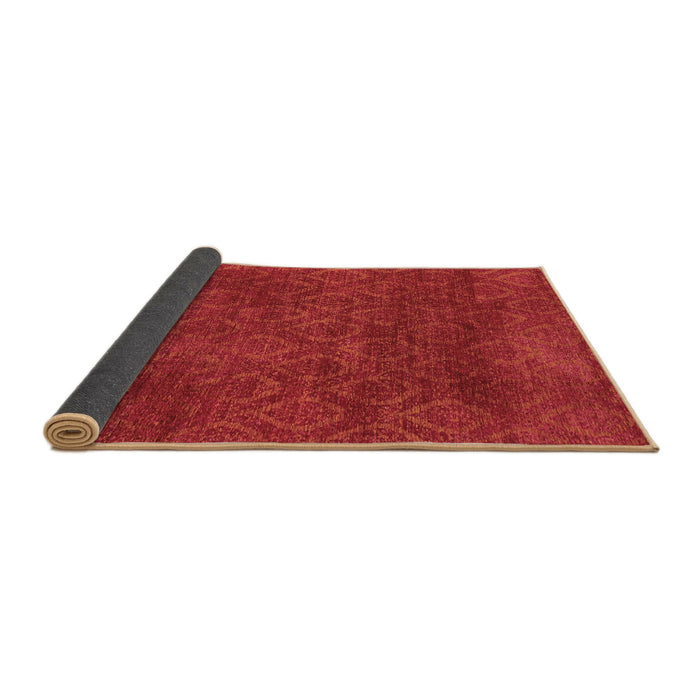 Sideview of Abstract Brown Modern Rug, abs2584brn