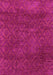 Machine Washable Abstract Purple Modern Area Rugs, wshabs2584pur