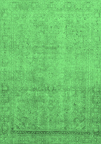 Abstract Emerald Green Modern Rug, abs2585emgrn