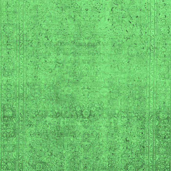 Abstract Emerald Green Modern Rug, abs2585emgrn