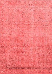 Abstract Red Modern Rug, abs2585red