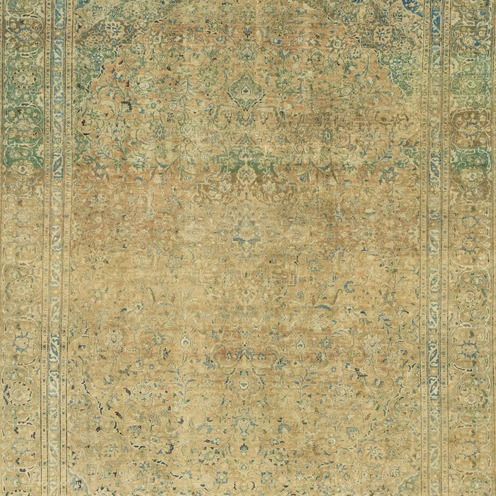 Machine Washable Abstract Metallic Gold Rug, wshabs2585