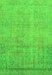 Abstract Green Modern Rug, abs2585grn