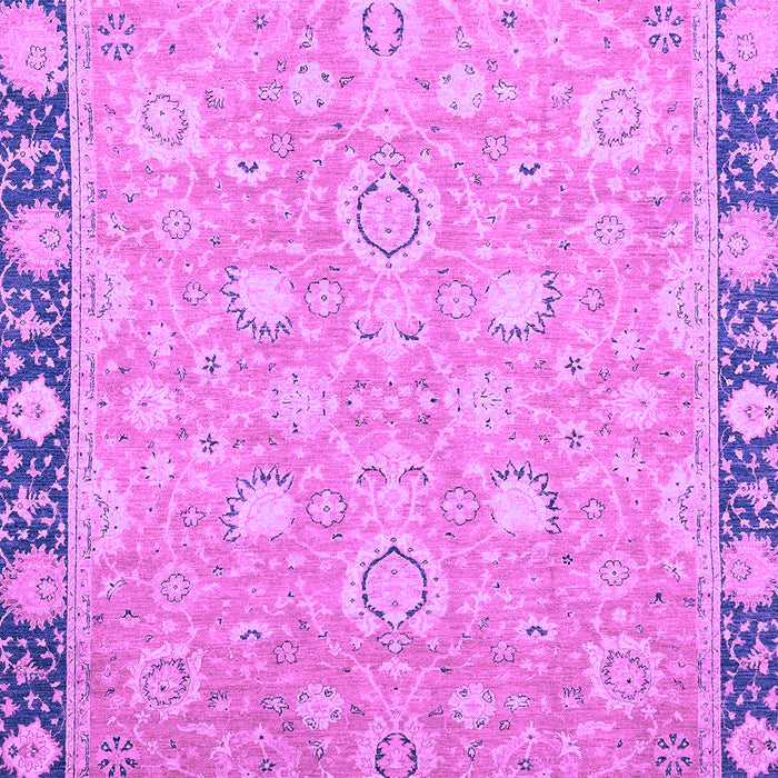 Machine Washable Oriental Purple Traditional Area Rugs, wshabs2586pur