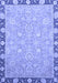 Machine Washable Oriental Blue Traditional Rug, wshabs2586blu