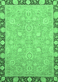 Oriental Emerald Green Traditional Rug, abs2586emgrn