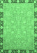 Oriental Emerald Green Traditional Rug, abs2586emgrn