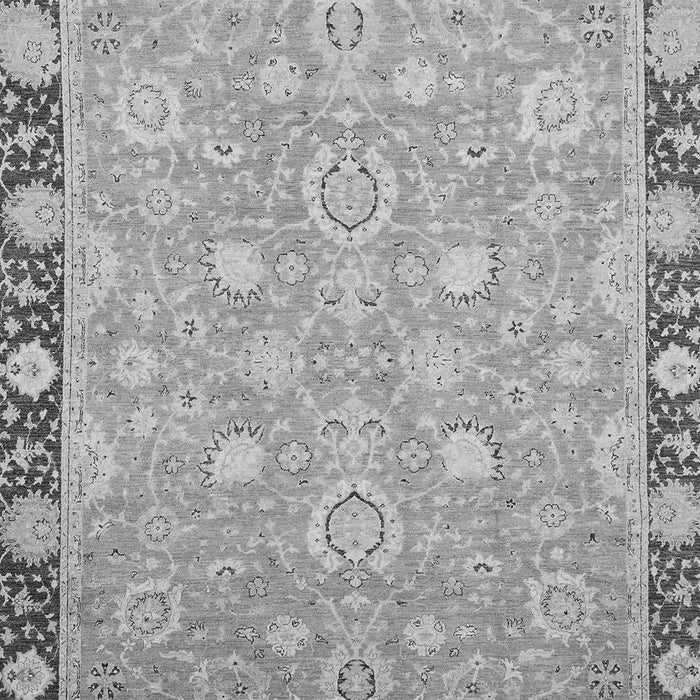 Machine Washable Oriental Gray Traditional Rug, wshabs2586gry
