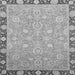 Square Oriental Gray Traditional Rug, abs2586gry