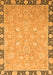 Machine Washable Oriental Orange Traditional Area Rugs, wshabs2586org