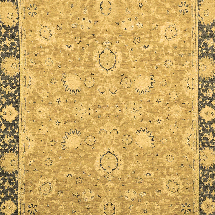 Machine Washable Oriental Brown Traditional Rug, wshabs2586brn