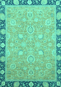 Oriental Turquoise Traditional Rug, abs2586turq