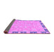 Sideview of Oriental Purple Traditional Rug, abs2586pur