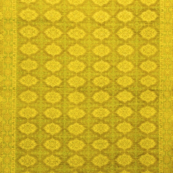 Oriental Yellow Traditional Rug, abs2587yw