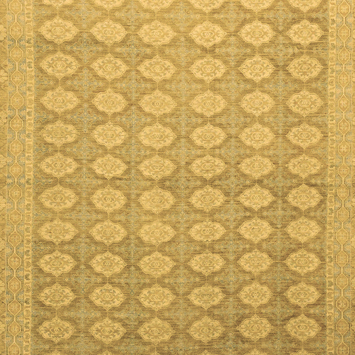 Machine Washable Oriental Brown Traditional Rug, wshabs2587brn