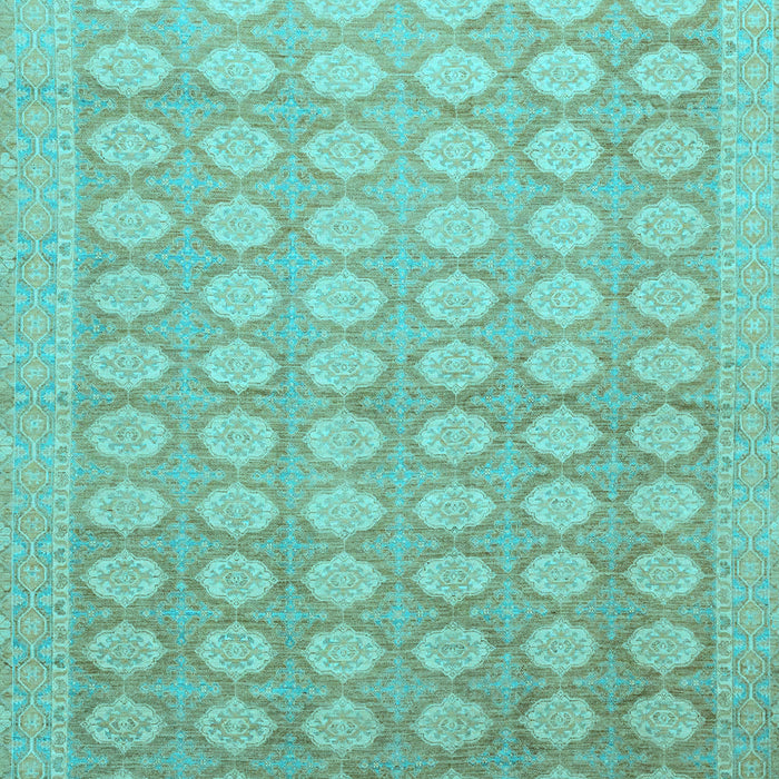 Oriental Light Blue Traditional Rug, abs2587lblu