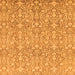 Square Abstract Orange Modern Rug, abs2588org