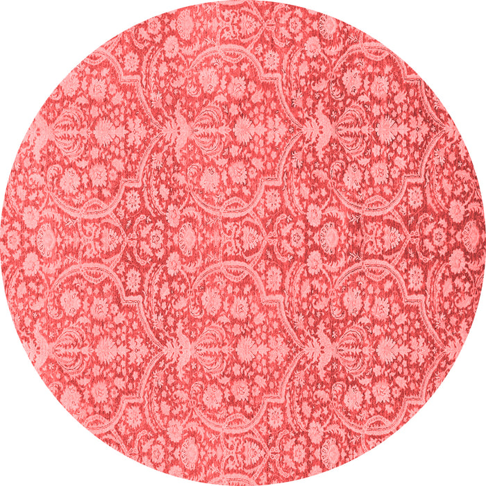 Machine Washable Abstract Red Modern Rug, wshabs2588red