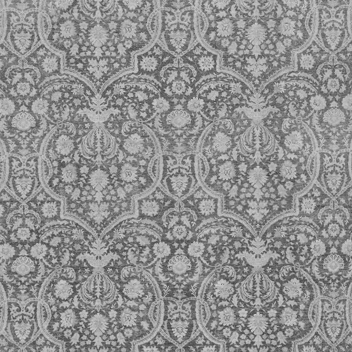 Machine Washable Abstract Gray Modern Rug, wshabs2588gry