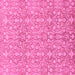 Square Abstract Pink Modern Rug, abs2588pnk