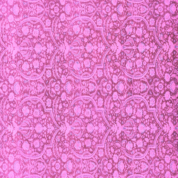 Square Machine Washable Abstract Purple Modern Area Rugs, wshabs2588pur