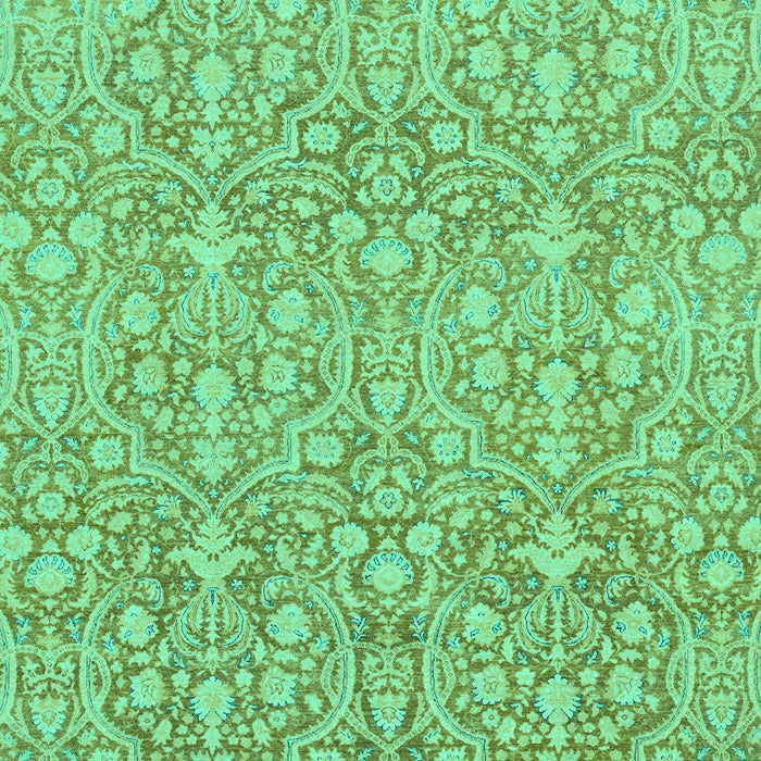 Machine Washable Abstract Turquoise Modern Area Rugs, wshabs2588turq