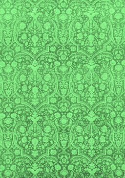 Abstract Emerald Green Modern Rug, abs2588emgrn