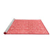 Modern Red Washable Rugs