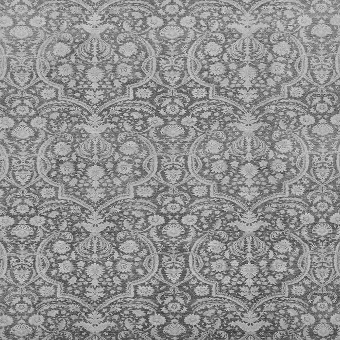 Square Abstract Gray Modern Rug, abs2588gry