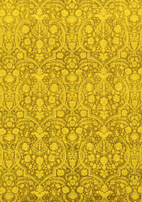 Abstract Yellow Modern Rug, abs2588yw